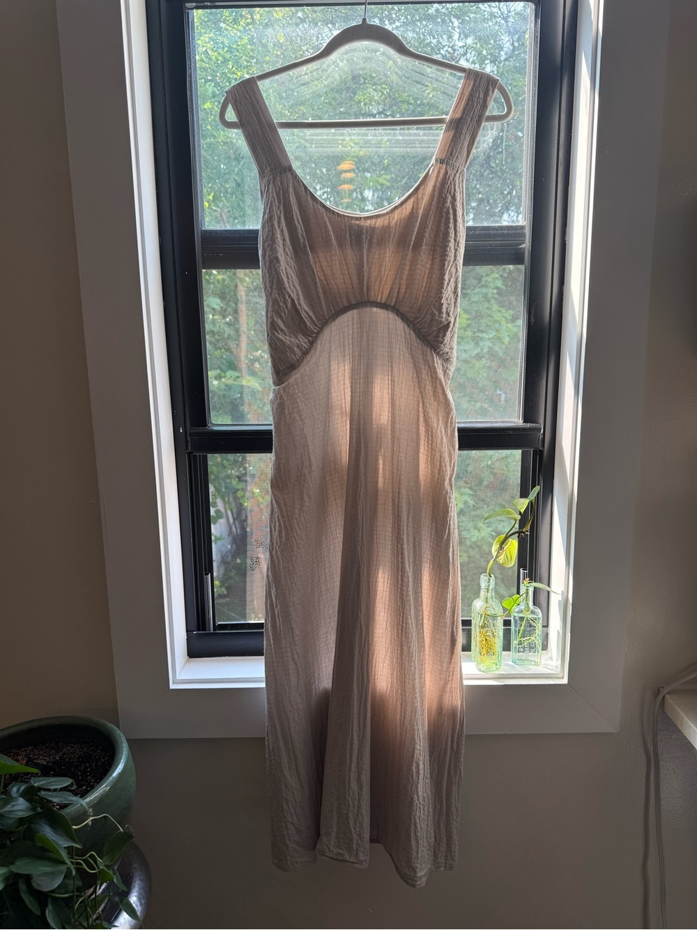 Ilana Kohn Taupe Midi Dress